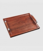 Sierra Wood Tray with Handles 17
